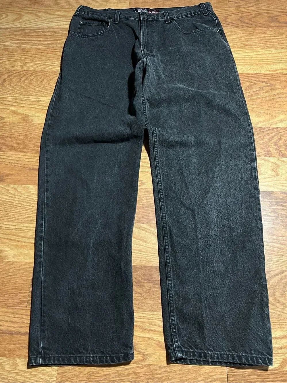 Vintage Old Navy Men’s Baggy Black Jeans 40x34 (Actual 37x32)
